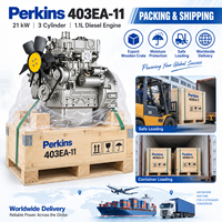 Moteur diesel industriel Pekins 403EA-11, 21 kW, 1,1 L, 3 cylindres, refroidissement liquide, pour générateur, pompe à eau, machines