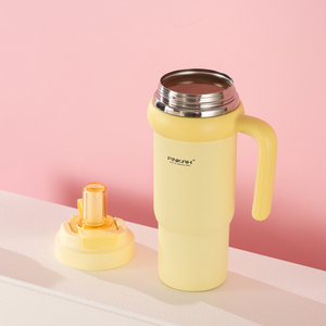 PINKAH Tasse isotherme en acier inoxydable de 880 ml avec couvercle et paille, nouvelle arrivée pour l'eau, le thé glacé ou le café, gobelet de voyage - Product Image 4