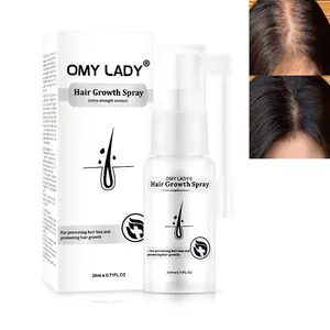 Omy lady-Muestra de fórmula probada, producto para pérdida de cabello con etiqueta privada, spray de fibra de pelo orgánico