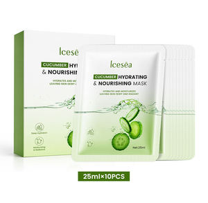 Masque hydratant et nourrissant au concombre, masque en feuille hydratant en profondeur, rafraîchissant et apaisant pour les peaux sèches et sensibles, OEM - Product Image 1