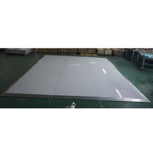 Instalación rápida de suelo laminado blanco de alto brillo para bodas y pistas de baile - Product Image 1