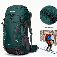 Sac à dos de randonnée léger et imperméable pour alpinisme et voyage, 50-70L, en nylon, fabriqué par un fabricant de sacs de montagne