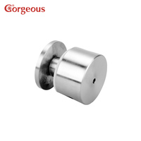Acier inoxydable 304 verre garde-corps matériel balustrade mur à verre réglable fixation pince entretoise pour Support de tuyau