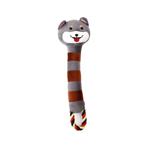 Nouvelle vente en gros de jouets en peluche Husky transfrontaliers, jouets en peluche sonores résistants aux morsures pour la dentition, vente en gros de jouets en peluche avec corde pour fabricants. - Product Image 4