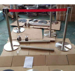 Xuxuan Thép Không Gỉ 201 Chất Lượng Cao Kiểm Soát Đám Đông Giải Pháp Hàng Xếp Hàng Dòng Vành Đai Stanchion - Product Image 2