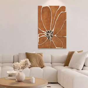 Floral Delight Hand Painted Oil Painting 80x120 Cm Modern Minimalist Living Room <b>Wall</b> Art No <b>Frame</b> - Product Image 1