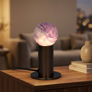 โคมไฟคริสตัลทรงโดมสไตล์นอร์ดิกมินิมอล ควบคุมการหรี่แสงด้วยระบบสัมผัส LED Wi-Fi ขั้วหลอด E26 AC ไฟอ่านหนังสือข้างเตียง แสงวอร์มไวท์ ตกแต่งสวยงาม - Product Image 3