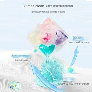 Kapseln Waschmittel Wasch perlen Waschmittel Seifen duft Natur Waschmittel kapseln 5 in 1 Wasch kapseln - Product Image 3