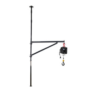 Diskon Besar 180 derajat berputar 500KG 1 Ton 3 Ton 5 Ton lengan ayun dipasang di dinding Jib perjalanan derek kantilever dengan kerekan listrik - Product Image 5