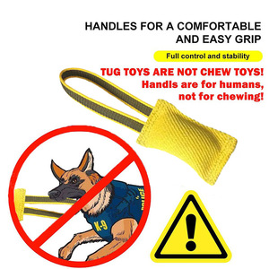 Coussin de morsure professionnel pour chien, jouet d'agilité, bâton de morsure durable en toile et jute pour la protection et le travail du <span class=keywords><strong>K9</strong></span> - Product Image 3