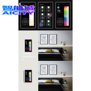 SQ Panel de Control Táctil Inteligente Zigbee de <span class=keywords><strong>5</strong></span> Pulgadas para Hogar Inteligente con Control por Voz <span class=keywords><strong>Alexa</strong></span> Integrado y Interruptor de 2 Botones - Product Image 4
