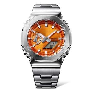 Orologi al Quarzo di Lusso Personalizzabili Antiurto in Acciaio Inossidabile - Cassa Rotonda 40mm 20mm Movimento a Lancette <span class=keywords><strong>Modelli</strong></span> Multipli Disponibili - Product Image 2