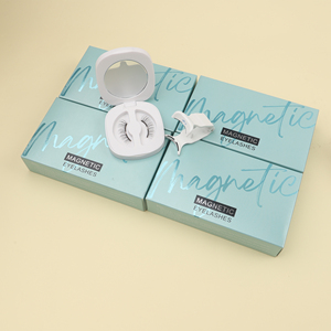 Faux <span class=keywords><strong>cils</strong></span> magnétiques moelleux en gros, emballage personnalisé, couleur personnalisée - Product Image 4