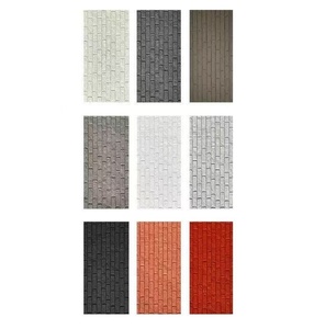 Middle East Good Price 18 Grid PU <strong>Cement</strong> Component <strong>Hollow</strong> Brick 3D PU Stone <strong>Panels</strong> Pu Stone Wall <strong>Panel</strong> - Product Image 6