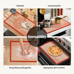 <span class=keywords><strong>Tapis</strong></span> de pâtisserie antidérapant extra large 16''x26'' – <span class=keywords><strong>Tapis</strong></span> de cuisson, <span class=keywords><strong>tapis</strong></span> de comptoir, <span class=keywords><strong>pour</strong></span> étaler la <span class=keywords><strong>pâte</strong></span>, doublure de four, fondant/cruste de <span class=keywords><strong>tarte</strong></span>, compatible lave-vaisselle - Product Image 4