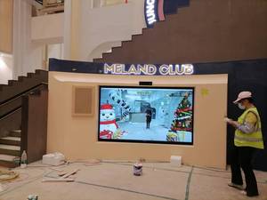 สนามเด็กเล่นในร่มแบบออลอินวัน 98 นิ้ว พร้อมระบบ AR สำหรับเด็ก  ระบบตรวจจับการเคลื่อนไหว Kinect  เกมแบบอินเทอร์แอคทีฟ รองรับน้ำหนักได้มากกว่า 500 กิโลกรัม - Product Image 2