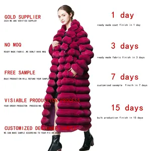 La fabbrica spedisce direttamente un cappotto di pelliccia di peluche grigio prezzi per la vera sensazione di pelliccia di cincillà morbida in vendita