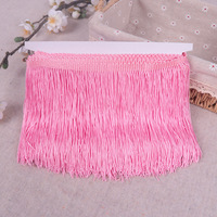 Frange Tresse Multicolore en Fibre de Polyester, Largeur 4 Pouces, pour Accessoires Vestimentaires