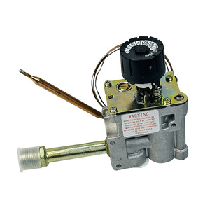 Vanne de régulation de température de gaz série 630, port 1/2 pouce, protection contre la surchauffe, coque en aluminium, contact en alliage de cuivre et d'argent - Product Image 1