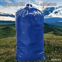 Sac de Fermentation pour Ensilage Bleu Extra Large - Sac de Stockage en Plastique Robuste pour la Conservation de la Paille en Agriculture