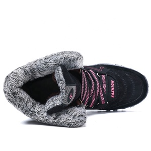 Winter non-slip mother snow boots warm flat grandma shoes thickened high cotton shoes for <span class=keywords><strong>the</strong></span> elderly walking shoes - Product Image 6