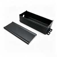 Boîtier en aluminium extrudé sur mesure pour alimentation automobile, dissipateur thermique, boîte en aluminium avec usinage CNC