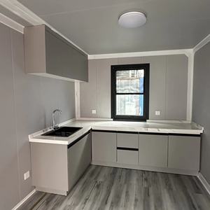 Maison conteneur préfabriquée <span class=keywords><strong>mobile</strong></span> et extensible sur mesure de 20, 30 ou 40 pieds avec salle de bain et cuisine, maison portable préfabriquée - Product Image 4