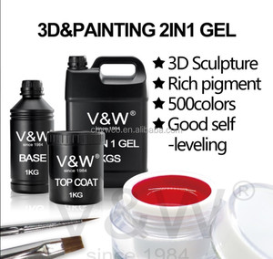 Kostenlose Proben 2017 3D Nail Art Designs Nagel produkte 3D <span class=keywords><strong>Gel</strong></span> keine Reinigung 2 in 1 <span class=keywords><strong>Gel</strong></span> - Product Image 1