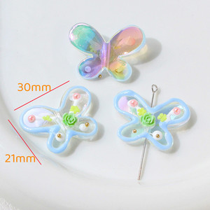 Nouveauté Mode Sac Imprimé INS Mignon et Beau Perles Peintes à la Main pour DIY Chaînes de Téléphone Bracelet Collier Boucles d'Oreilles Accessoires - Product Image 5