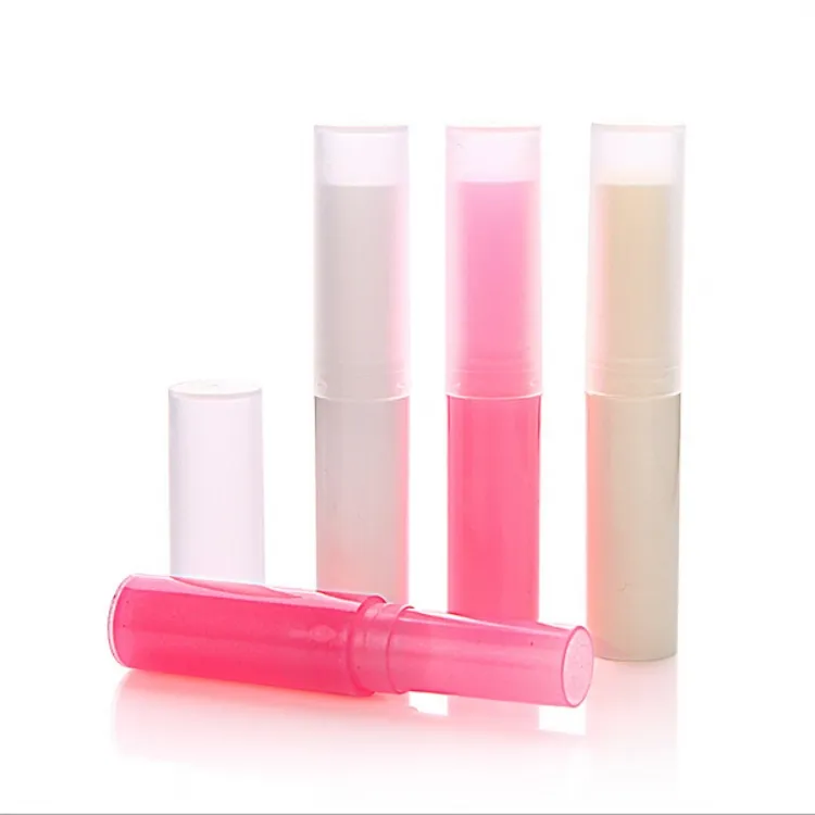 Batom plástico compacto recipiente de bálsamo labial, cosméticos, embalagem compacta, novo, 2020