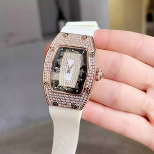 New top-tier starry sky full diamond <b>mechanical</b> <b>watch</b>, skeleton movement, suitable for women's business, dating, and social - Product Image 6