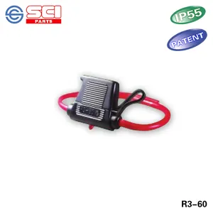 Tayvan SCI R3-60 otomotiv lineer yüksek akım 10-30A sigorta tutucu su geçirmez IP55, patentli, anma 24V