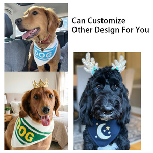 Custom Design Wholesale OEM Bandanas for <strong>Dogs</strong> Knit <strong>Bandana</strong> <strong>Dog</strong> Scarf Accessories Bow Neckerchief Pet <strong>Christmas</strong> Halloween Gift - Product Image 6
