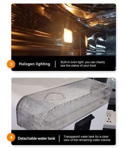 <span class=keywords><strong>AirFly</strong></span>-freidora de aire a vapor, horno de electrodoméstico inteligente, sin aceite, multicocina, revestimiento de acero inoxidable - Product Image 5