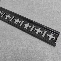 E X Rail de retenue Profilé combiné pour camion et remorque Revêtement en poudre noir