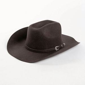 Autumn Winter New Fashion 100% Wool Felt Cowboy <b>Hat</b> Buckle Decorative Warped Wide Brim <b>for</b> Outdoor Fishing Travel Warm Adults - Product Image 4