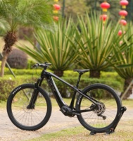 Fournisseur professionnel de vélos électriques de montagne en carbone 29 pouces, moteur central BAFANG 500W, EM8 Ebike