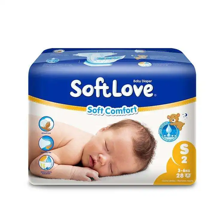 Softlove-pañal desechable de alta calidad para recién nacido, pantalones para dormir