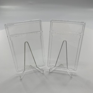 Étuis de protection pour <span class=keywords><strong>cartes</strong></span> de jeu de qualité supérieure, transparents, pour <span class=keywords><strong>cartes</strong></span> classées horizontalement, JO-S-2 - Product Image 5