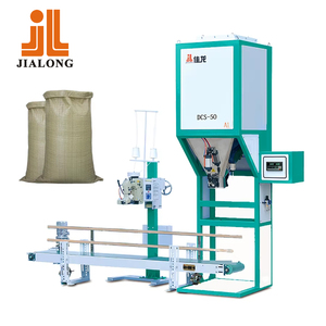 Máquina Ensacadora de Granos Semiautomática de 50 kg, 25 kg, 10 kg, para Harina de Arroz, Alimentos, con Línea de Pesaje, Llenado y Cosido - Product Image 1