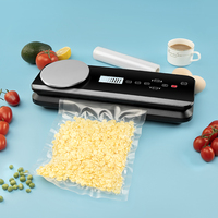 Scelleuse sous vide électrique automatique avec balance de cuisine numérique, mode marinade, barre métallique, écran LCD, fourniture d'usine pour usage domestique
