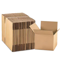 Boîte en carton ondulé personnalisée, réutilisable, durable, robuste, écologique, pour entrepôt, logistique, expédition, stockage, déménagement et emballage