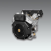 Moteur de bateau diesel Holfill HD2V92 22HP, norme Euro 5, 4 temps, démarrage électrique, multicylindre, refroidissement par air, haute performance