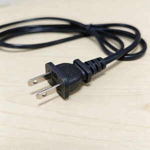 Cable de Alimentación de CA de 2 Clavijas para EE. UU., NEMA 1-15P a IEC C7, Cable SPT-1 18AWG Tipo <span class=keywords><strong>8</strong></span> para TV y Altavoz Inteligente - Product Image 4
