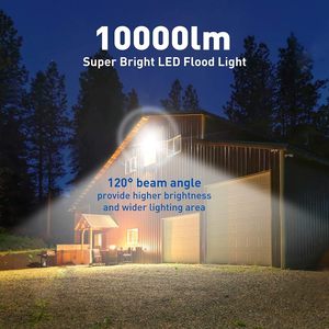 ไฟส่องสว่าง LED สำหรับภายนอกอาคาร แพ็คคู่ 2 ชิ้น 50 วัตต์ ให้ความสว่าง 5500 ลูเมน พร้อมปลั๊กแบบ US ยาว 6 ฟุต มาตรฐานกันน้ำ IP66 ไฟรักษาความปลอดภัยภายนอกอาคาร รุ่น WD-166 ไฟส่องสว่างสำหรับงาน - Product Image 5