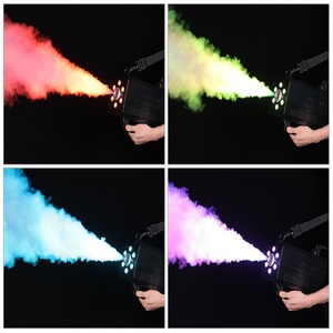 Machine à fumée LED à expédition rapide <span class=keywords><strong>SFR</strong></span>, pistolet à fumée RGB portable pour DJ, discothèque, effets de scène - Product Image 6