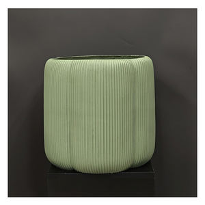 Morden logotipo personalizado decorativo fibra mate arcilla bonsái <span class=keywords><strong>maceta</strong></span> al aire libre para jardín sala de estar balcón decoraciones de escritorio - Product Image 6