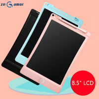 Zeamor — tablette d'écriture LCD de 8.5 pouces, surface magnétique effaçable, pour enfants, surface-notes électronique