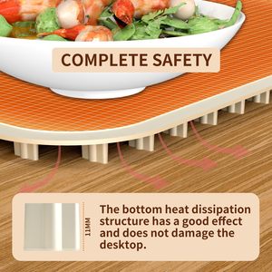 <b>Silicone</b> Electric Food Warming <b>Mat</b> 9 Temp Setting Food Warming <b>Mat</b> With Timing Function - Product Image 6