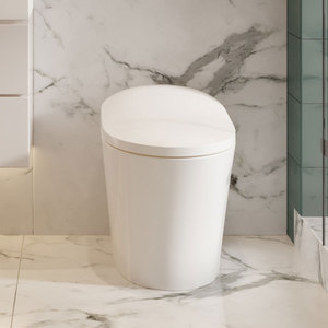 Chất lượng cao cảm biến tự động đỏ bừng điện một mảnh thông minh nhà vệ sinh thông minh - Product Image 3